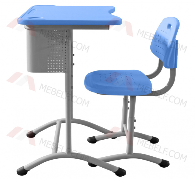 Школьный комплект пластик ШСТ13 и ШС03, синий