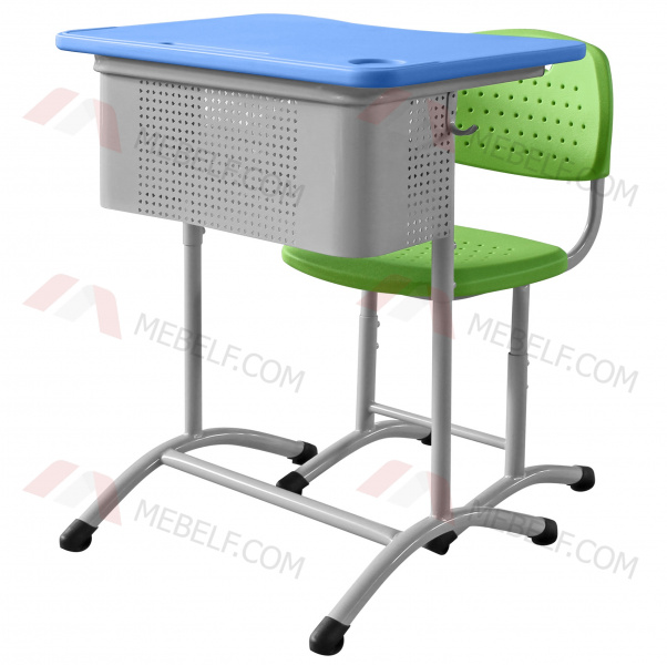 Школьный комплект пластик ШСТ13 и ШС03, синий и зеленый