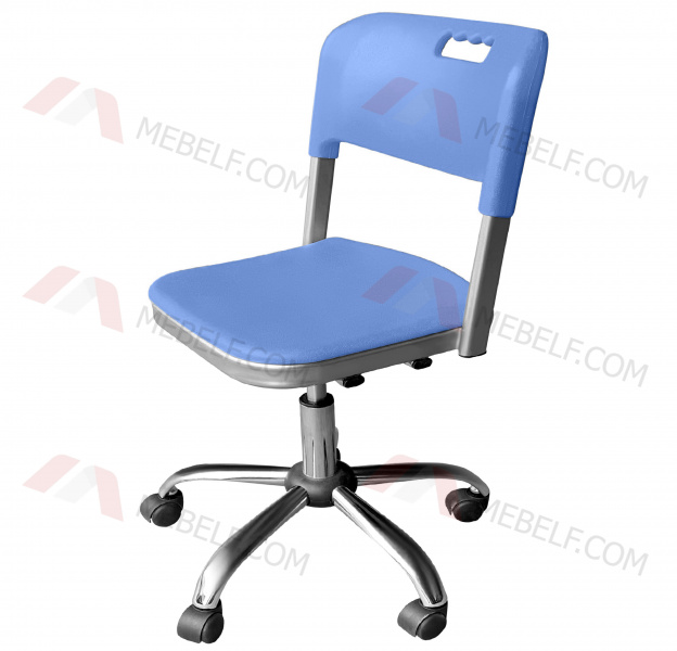 Стул подъёмно-поворотный ШС20, синий